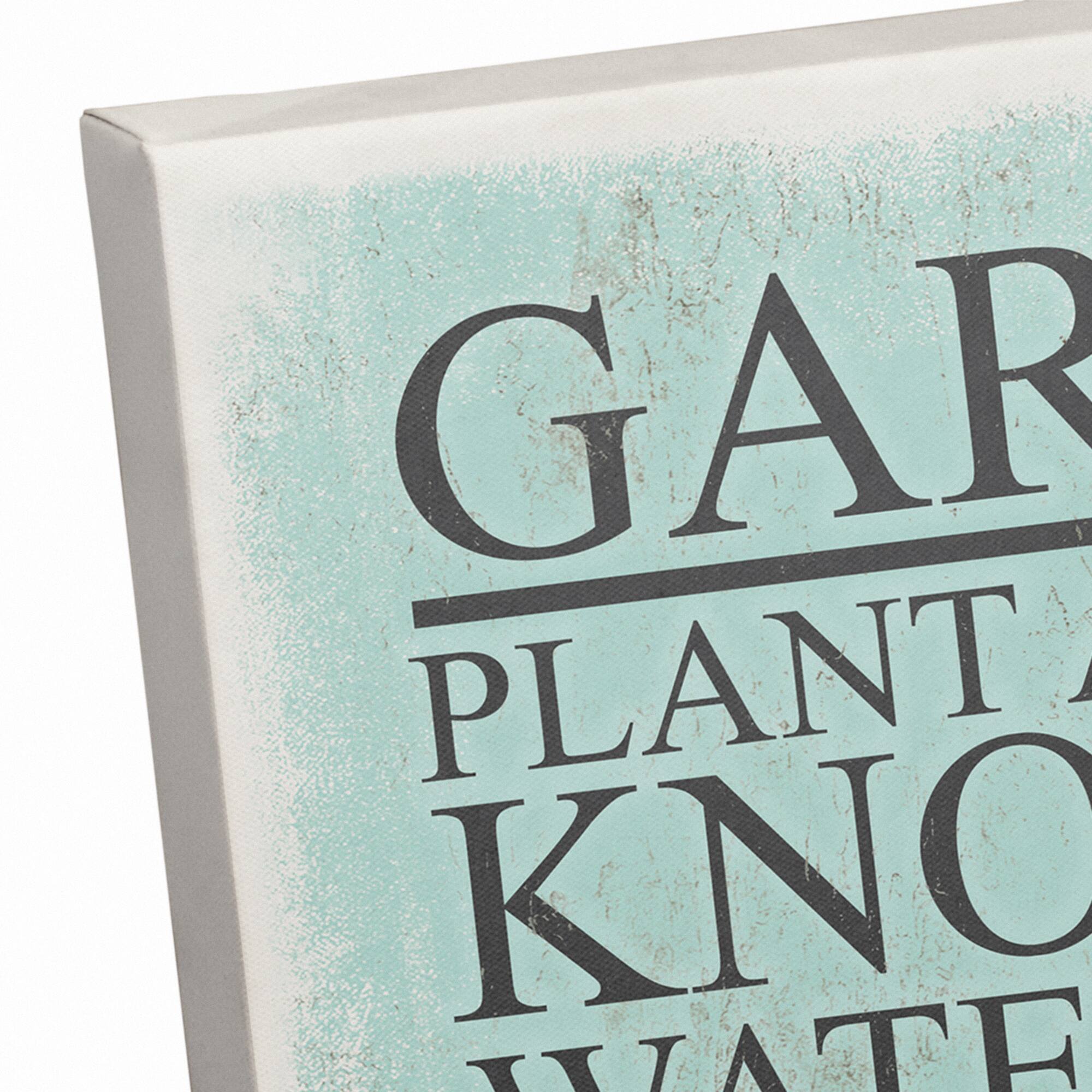 Garden Rules Canvas Art